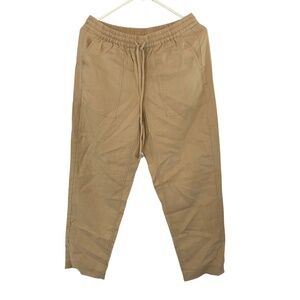 J.Crew Tan Linen-Blend Pants Small NWT | Effortless Coastal Chic Summer